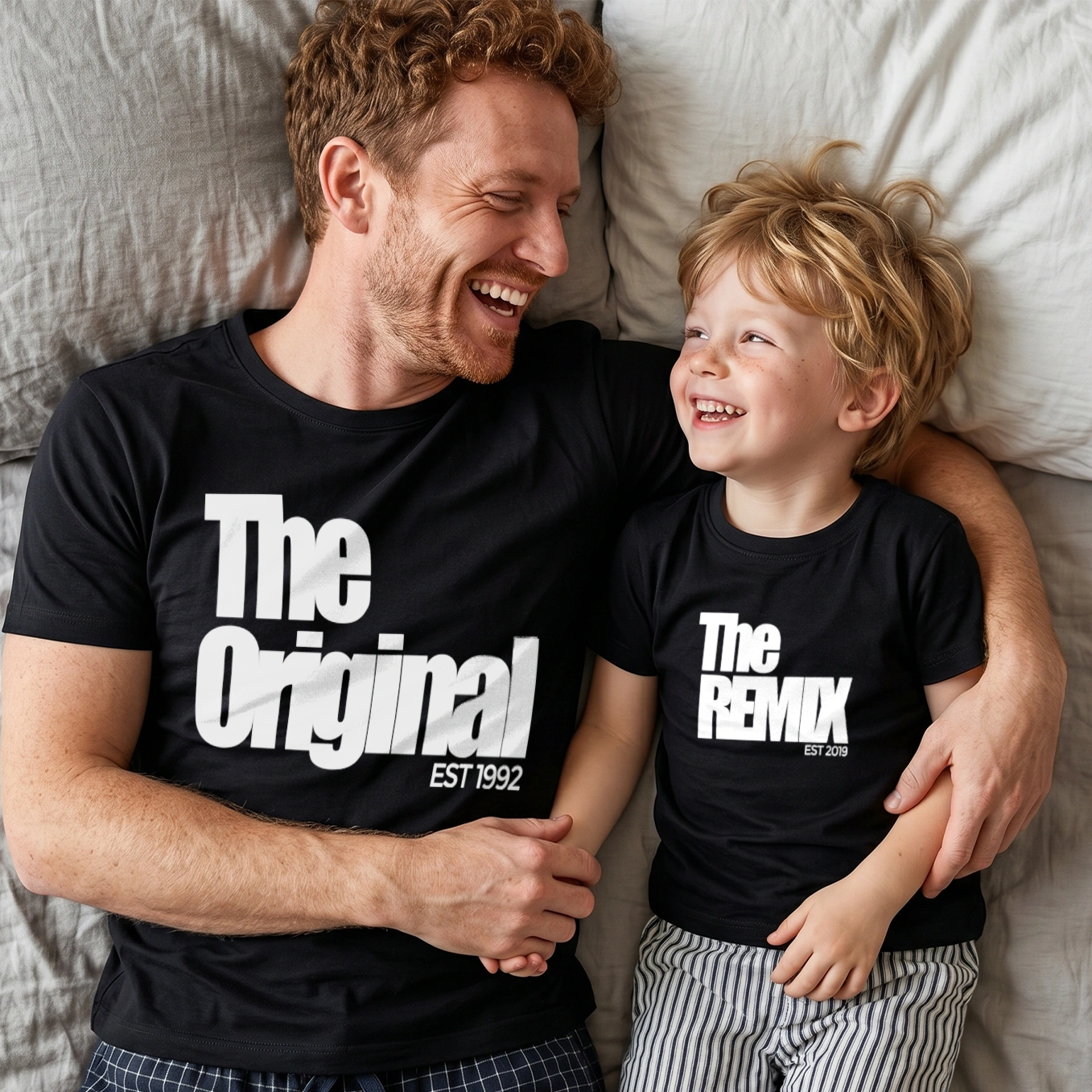 Personalized Dad & Kid Matching Set "The Remix"