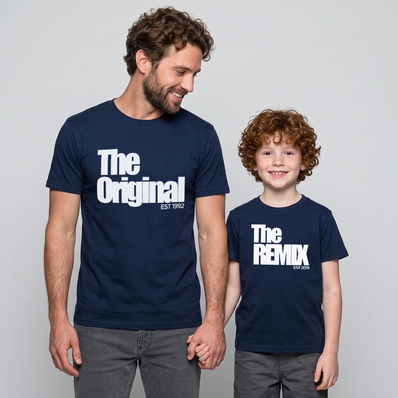 Personalized Dad & Kid Matching Set "The Remix"