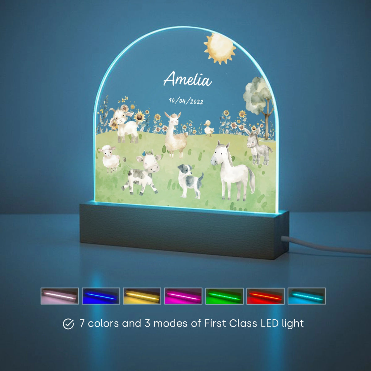 Personalized Farm Night Light — View 12