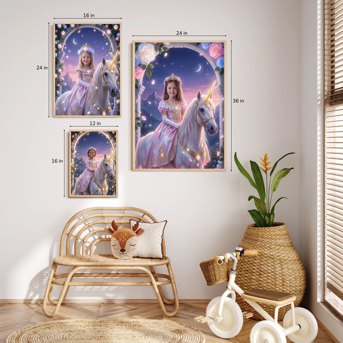Personalized "Unicorn Princess" Poster