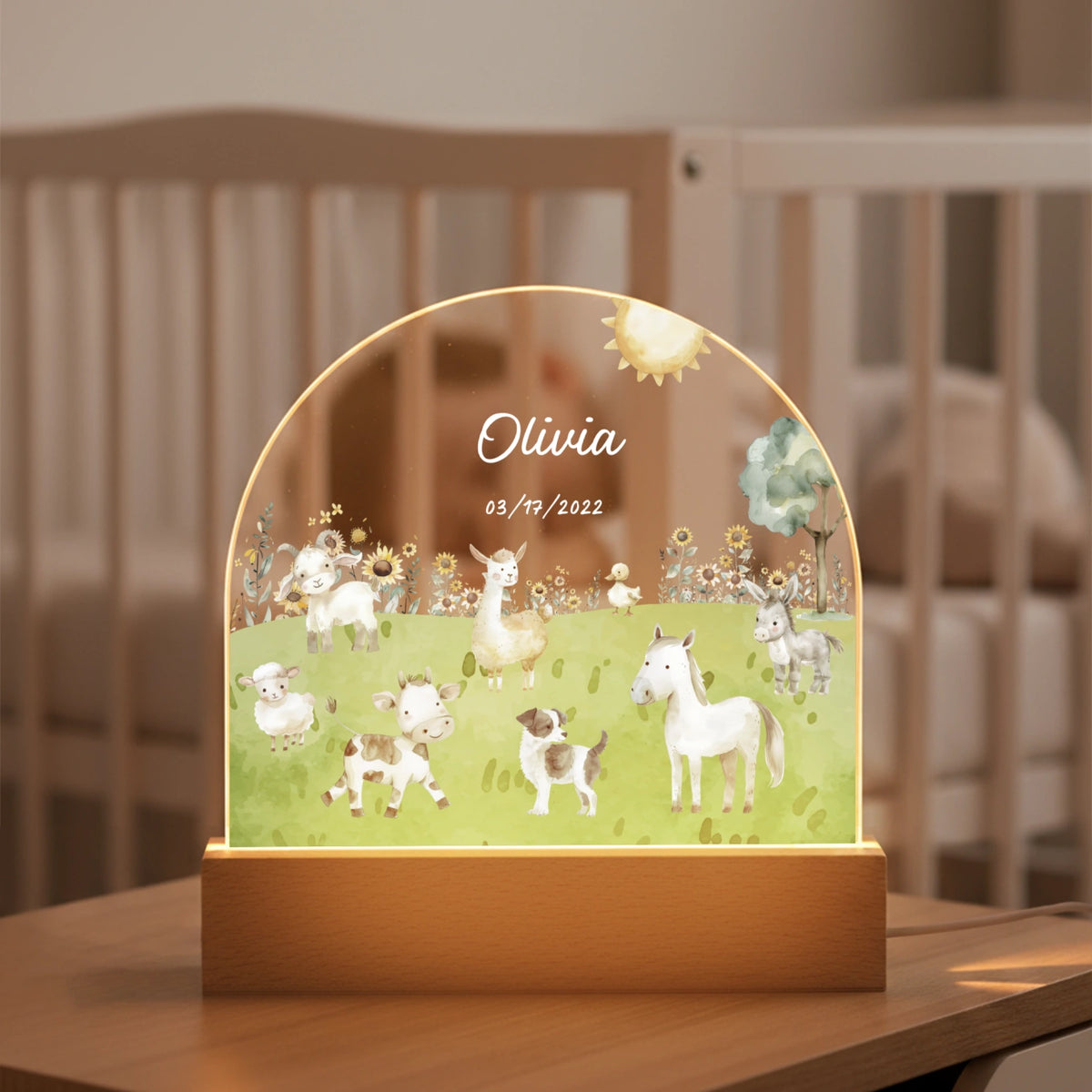 Personalized Farm Night Light — View 13
