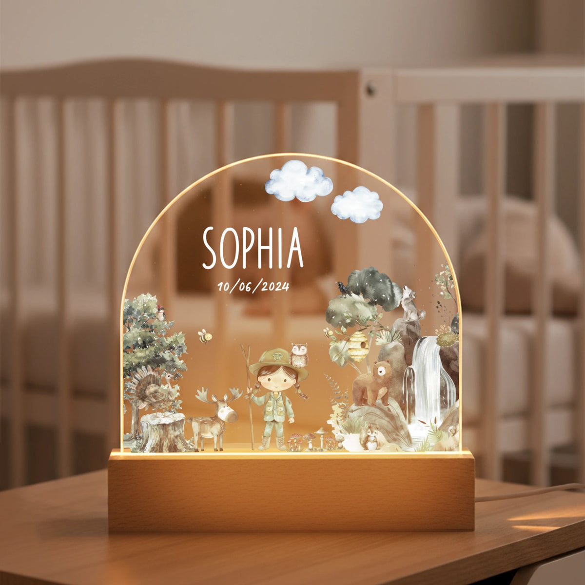 Personalized Night Light "Wilderness" — View 10