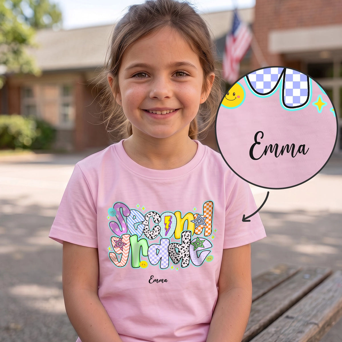 Personalized Kids T-Shirt "Back to School"