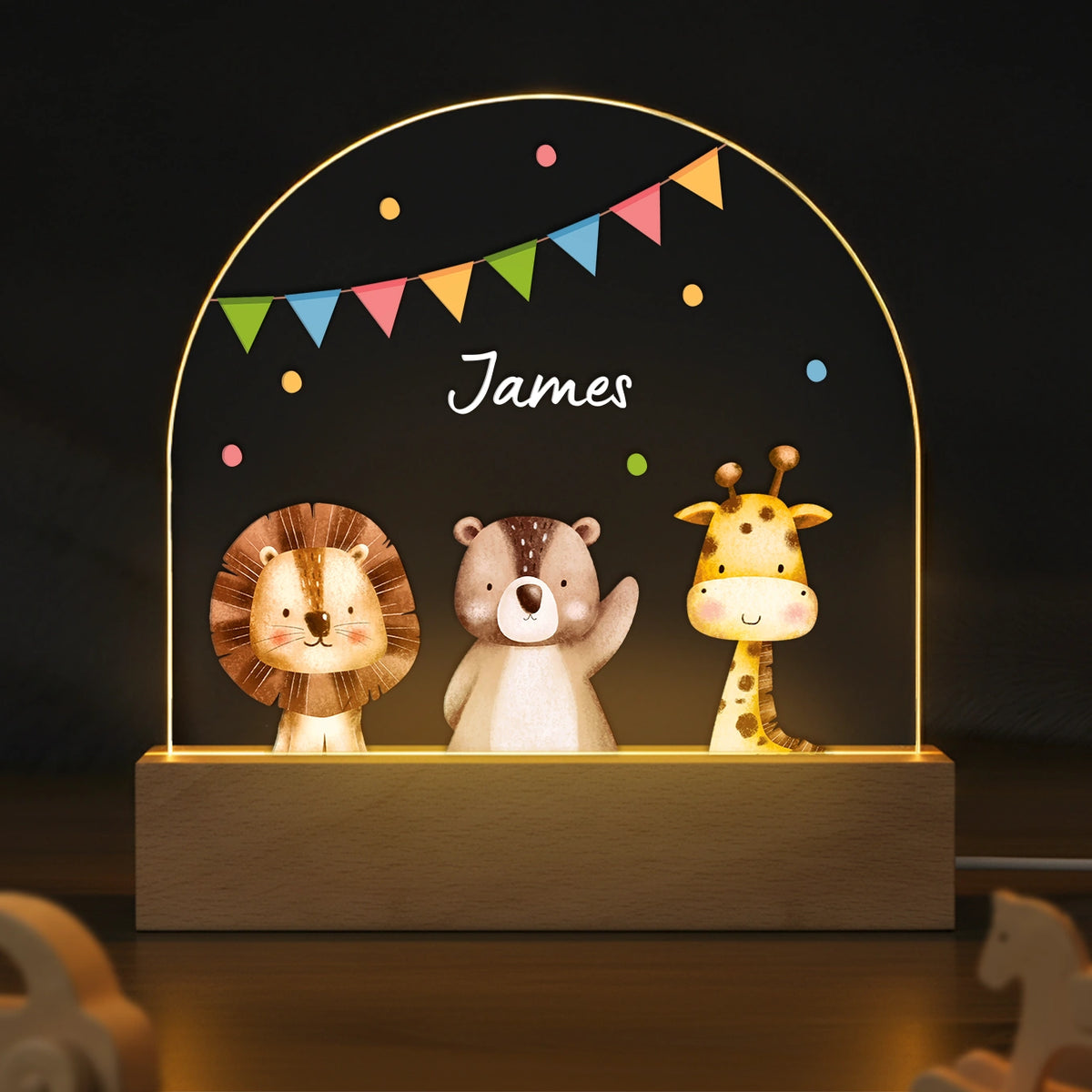 Personalized Night Light "Confetti"