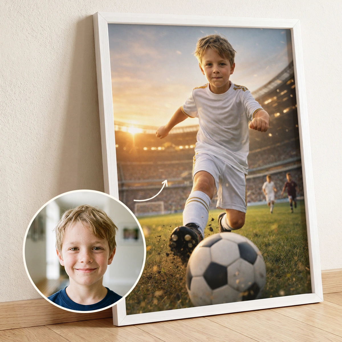 Personalized "Soccer Star" Poster
