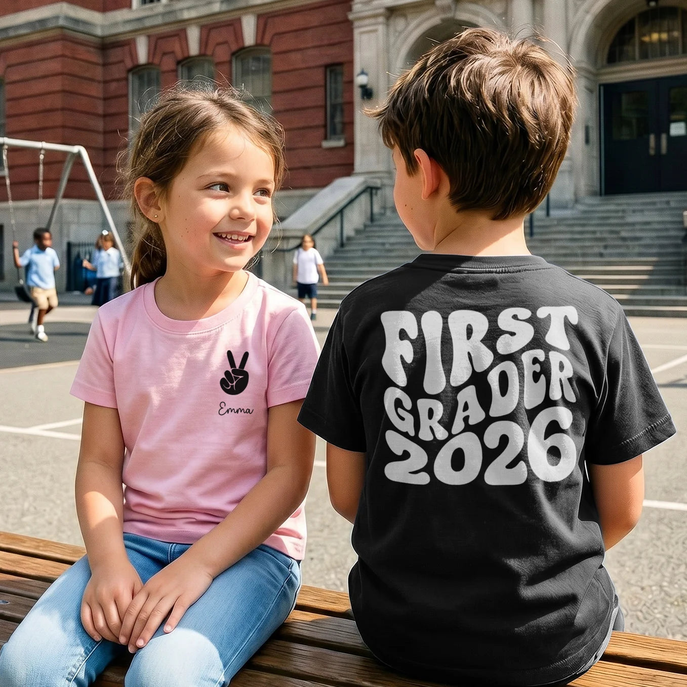 Personalized T-Shirt "First Day of School 2026"