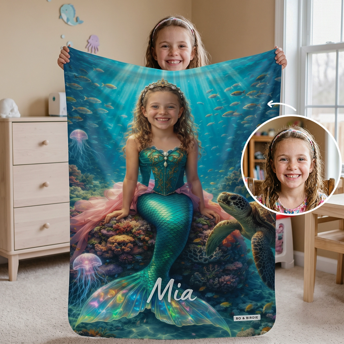 Personalized Blanket "Mermaid"