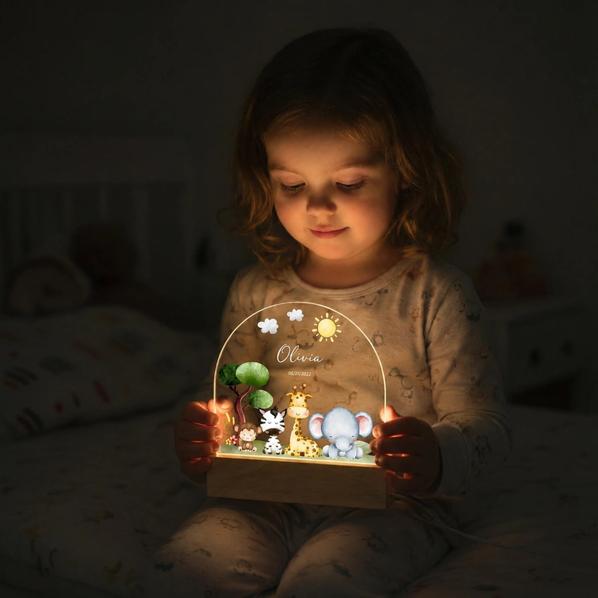 Personalized Night Light "Safari"