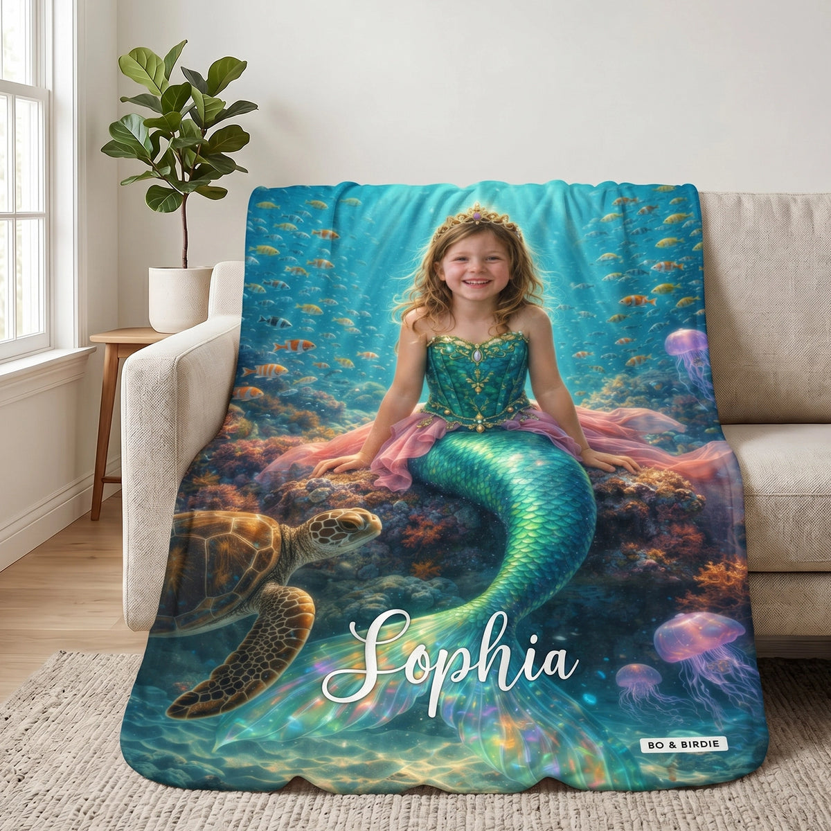 Personalized Blanket "Mermaid"