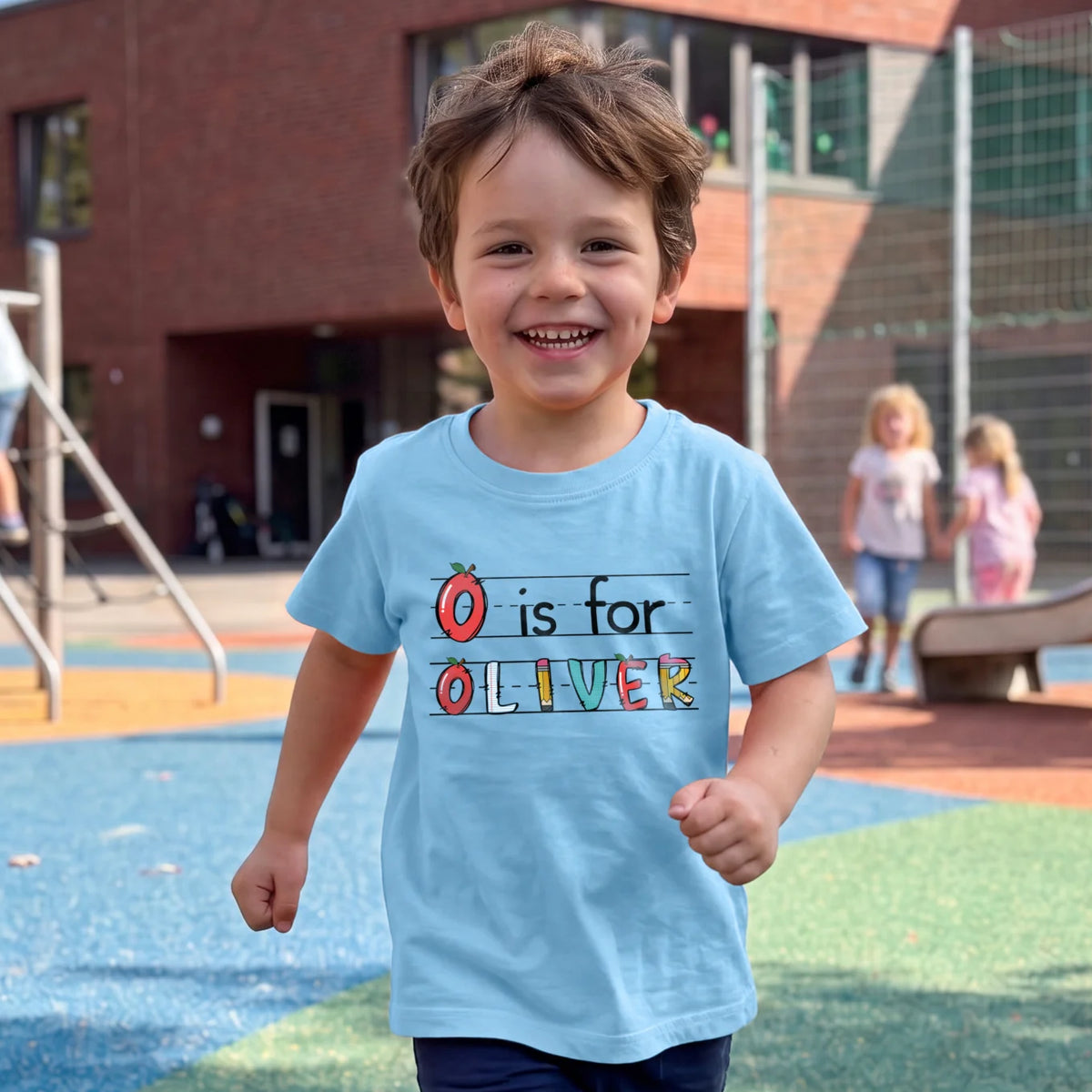Back-to-School Kids Name T‑Shirt — personalisiertes Geschenk — Ansicht 3