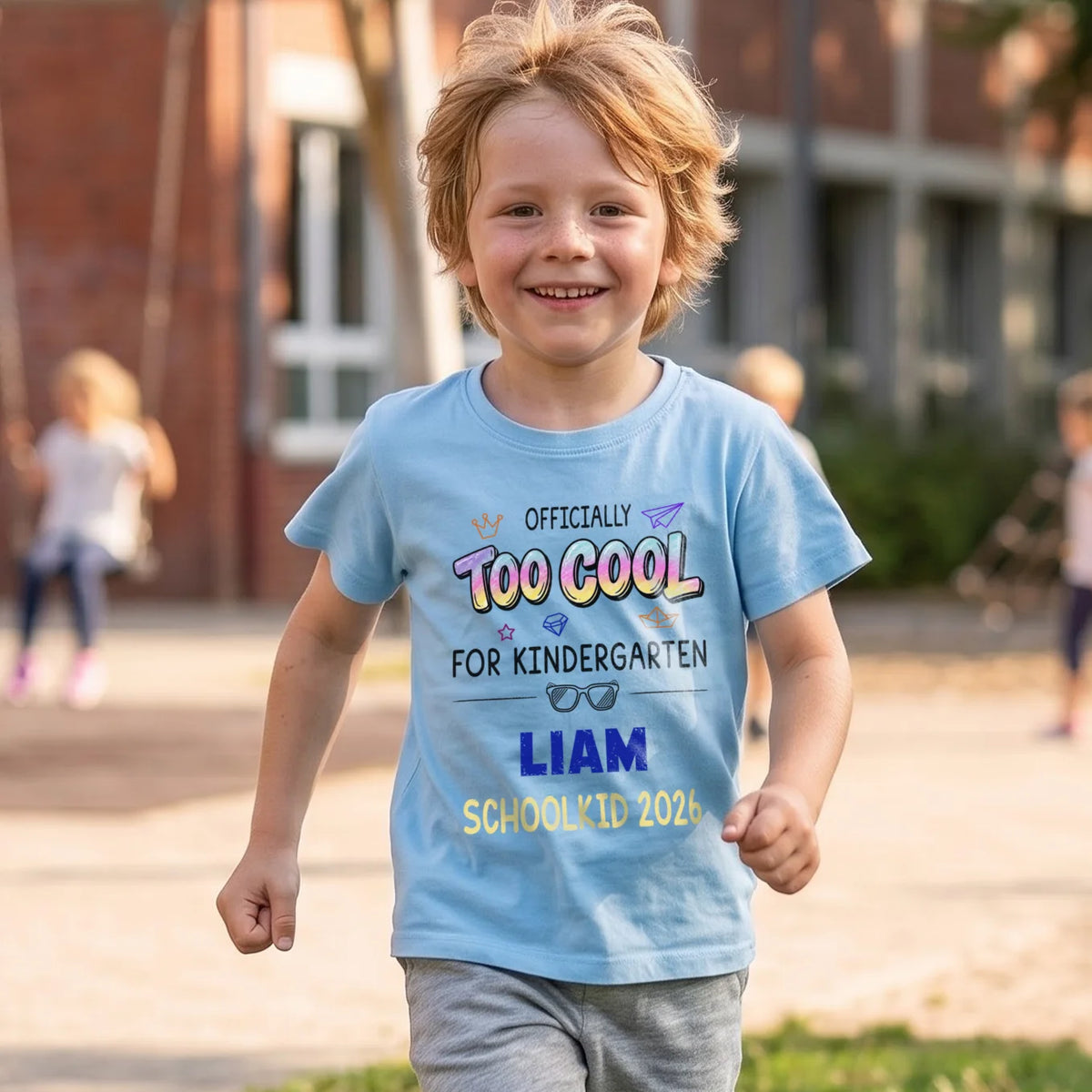 Personalized T-Shirt "Too Cool" — View 3