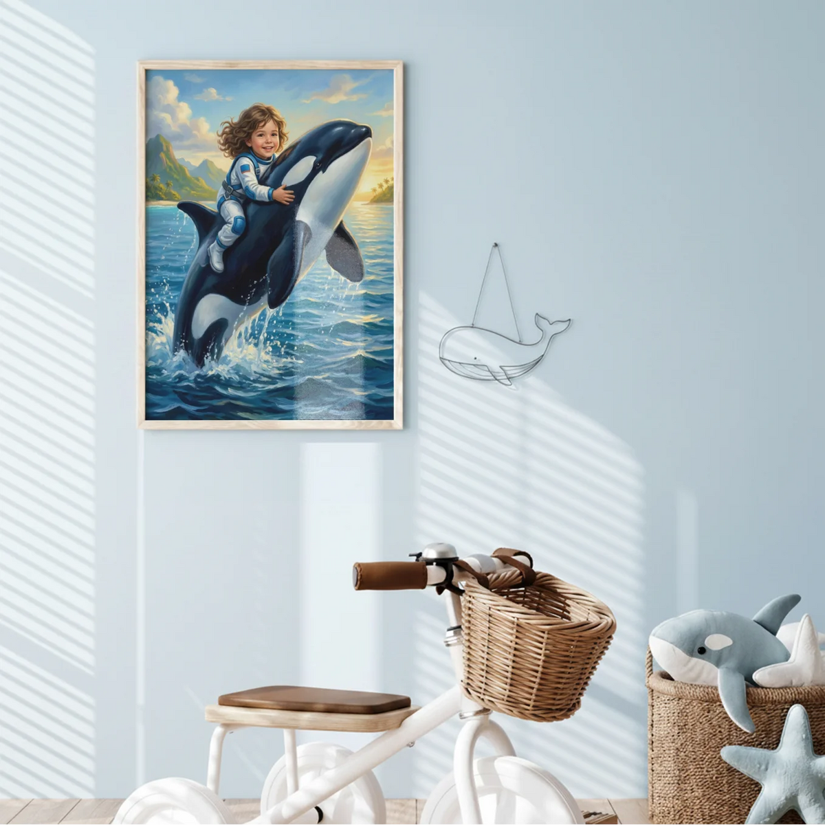 Personalized Kids Poster "Orca" — View 4