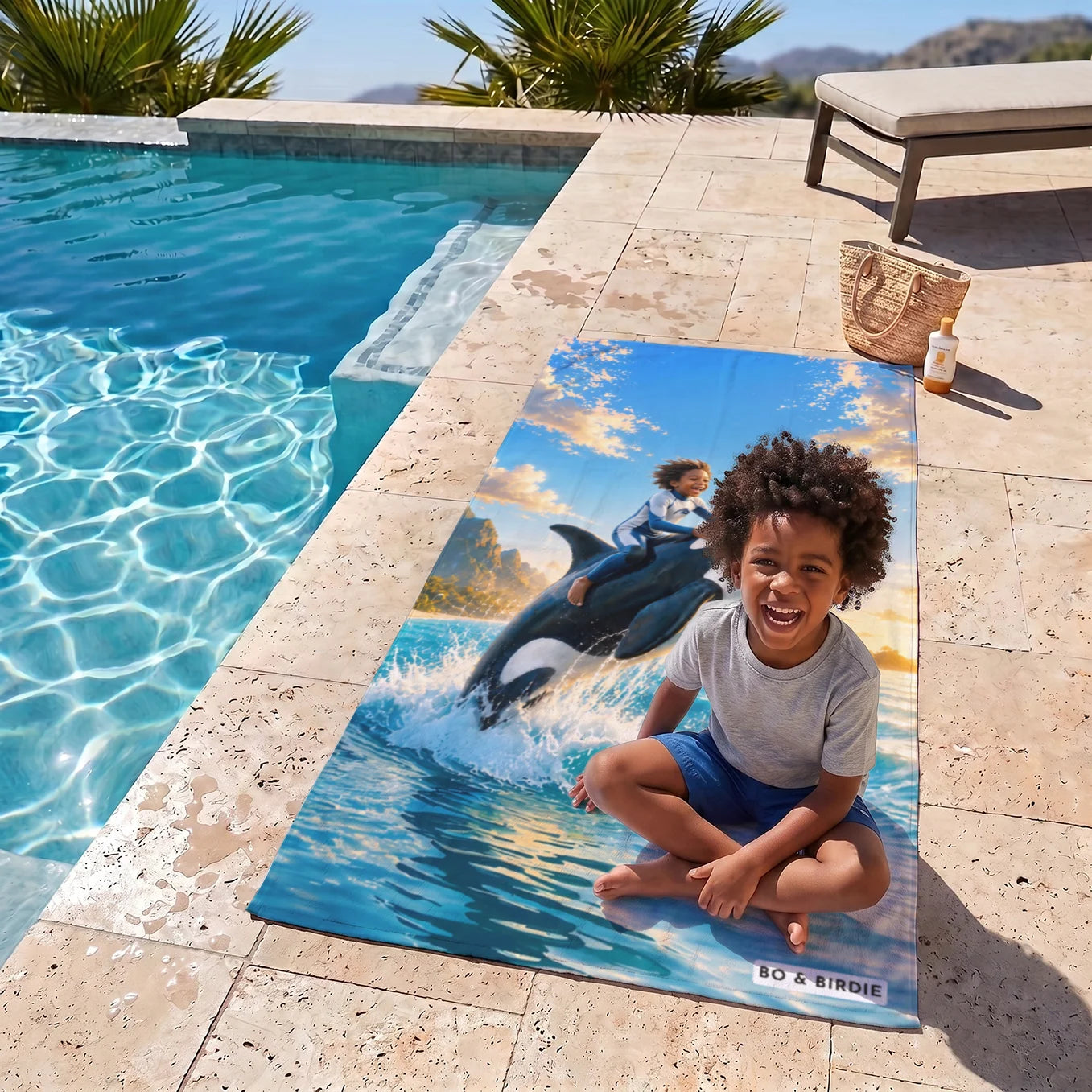 Personalized Towel "Orca"