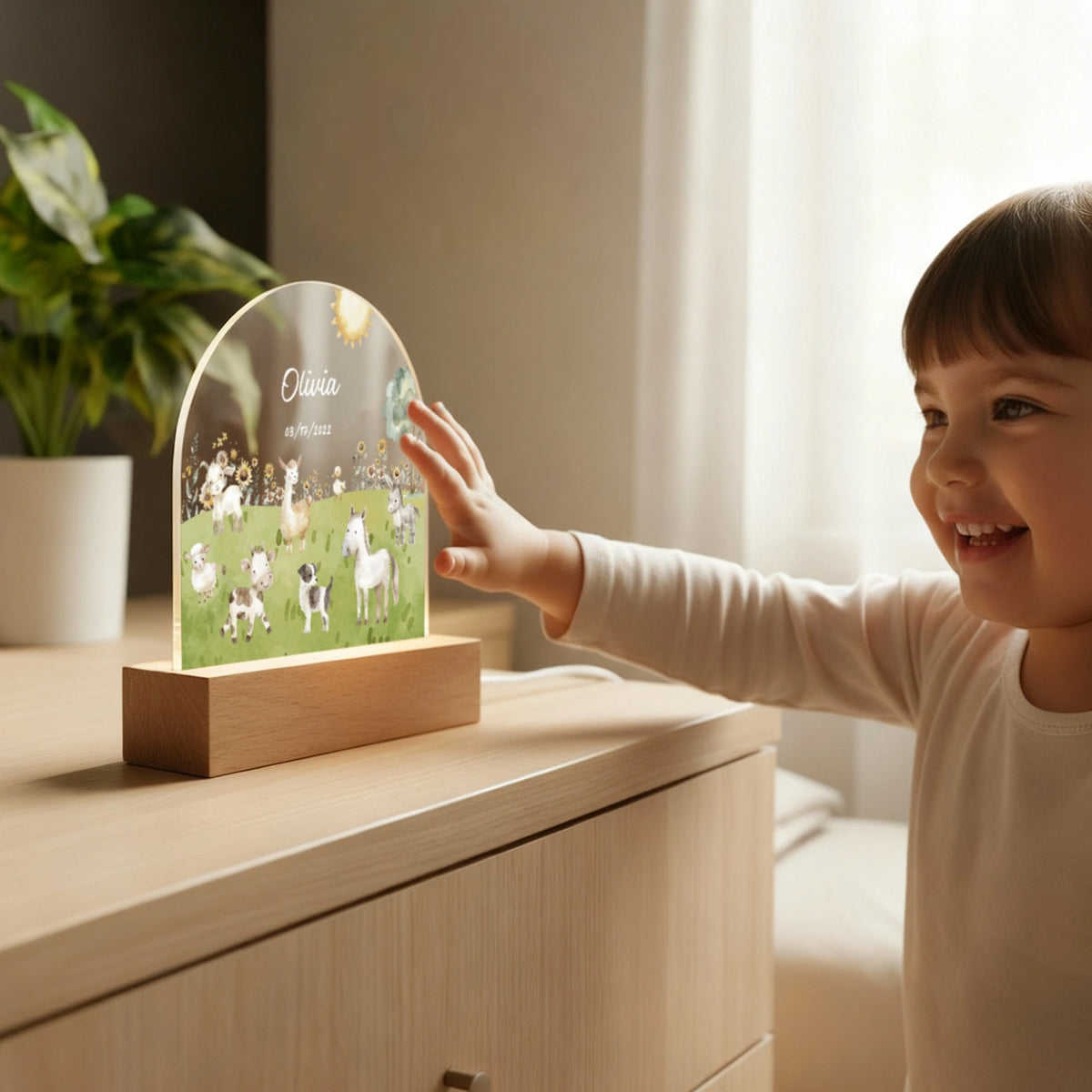 Personalized Farm Night Light — View 7