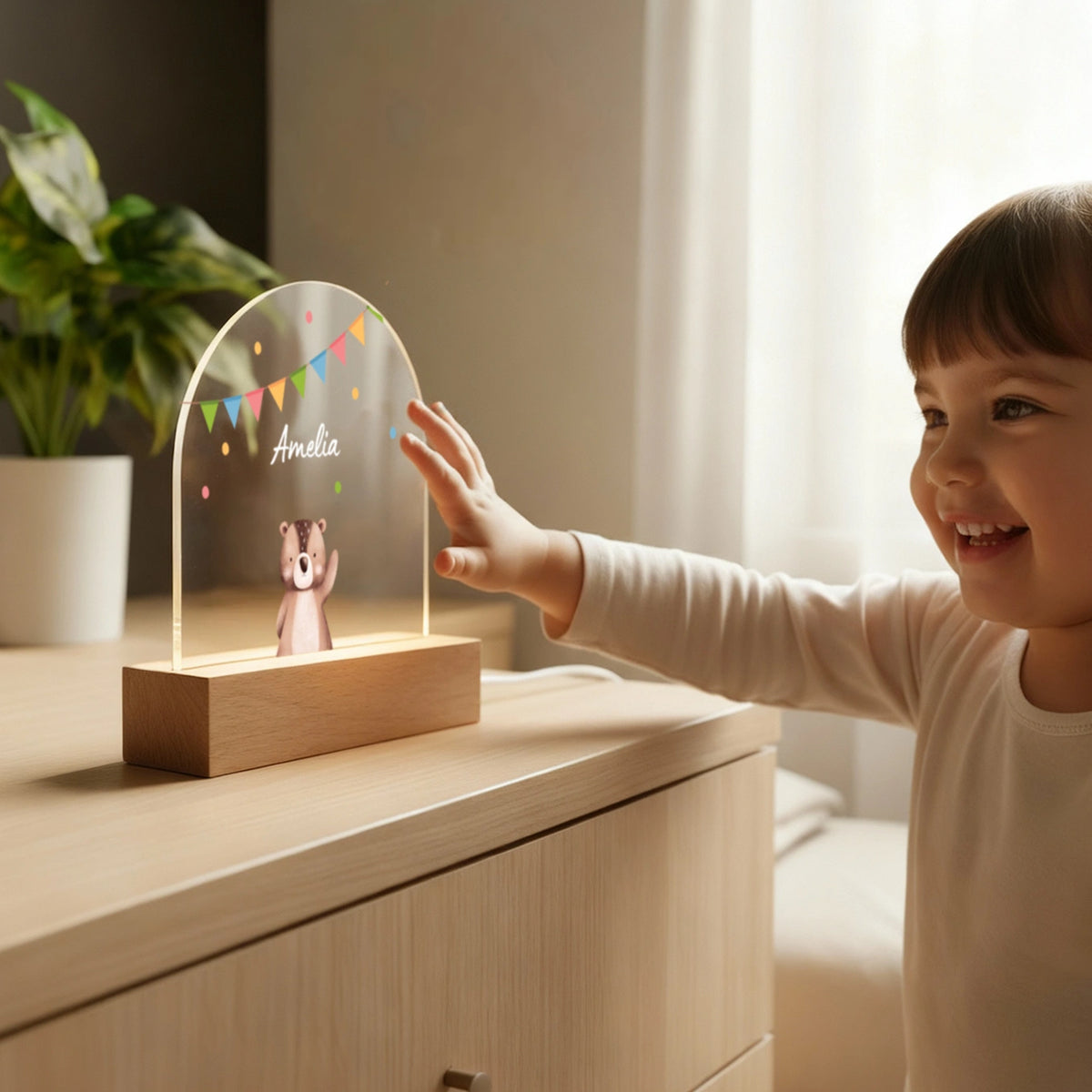 Personalized Night Light "Confetti"