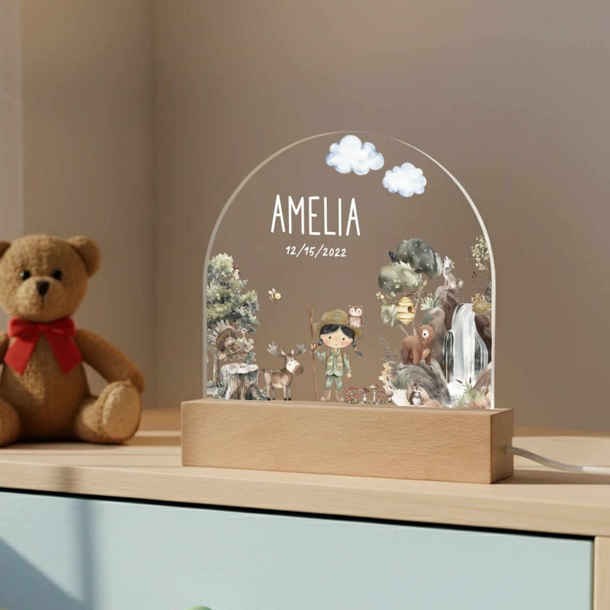 Personalized Night Light "Wilderness" — View 4