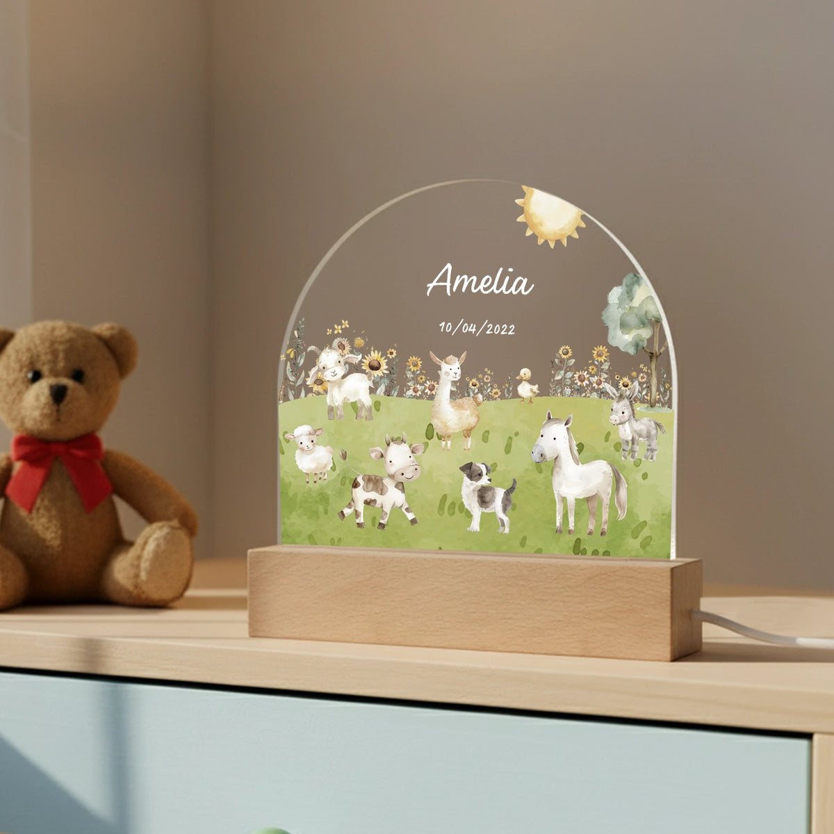 Personalized Farm Night Light — View 8