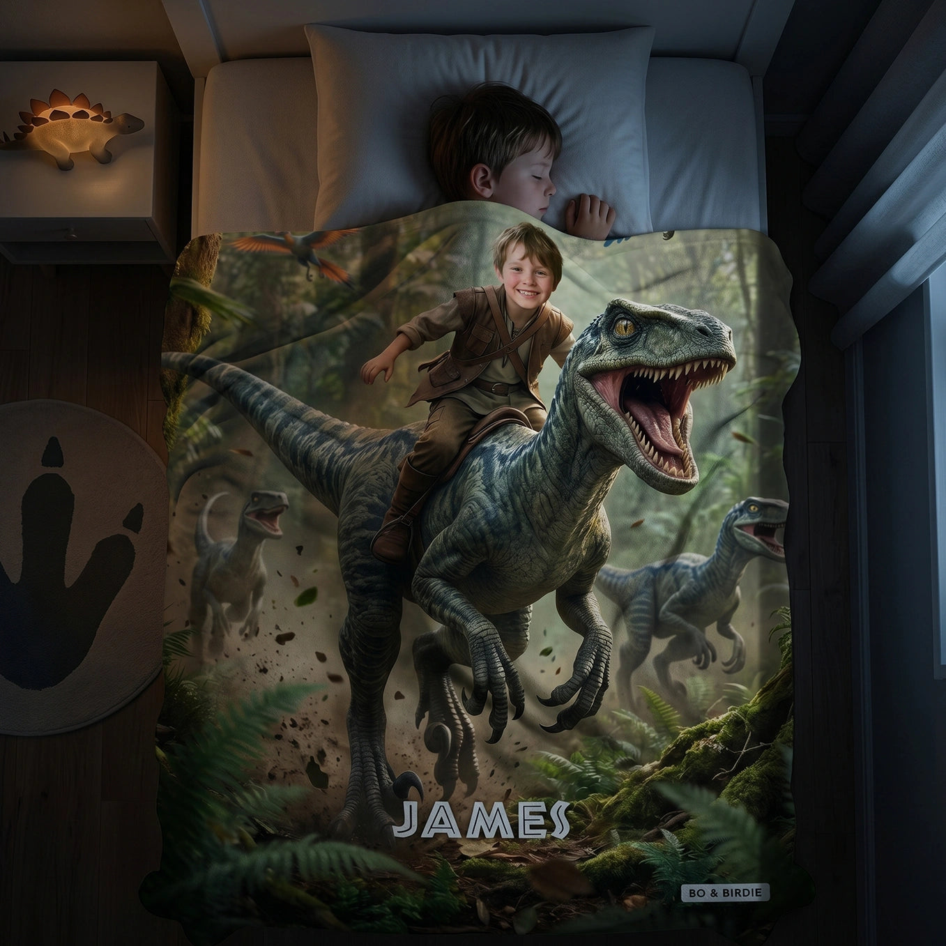 Personalized Blanket "Dino"