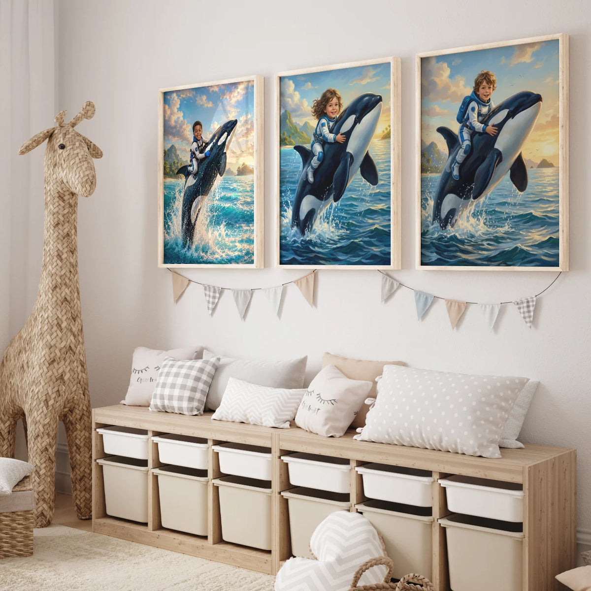 Personalized Kids Poster "Orca" — View 7