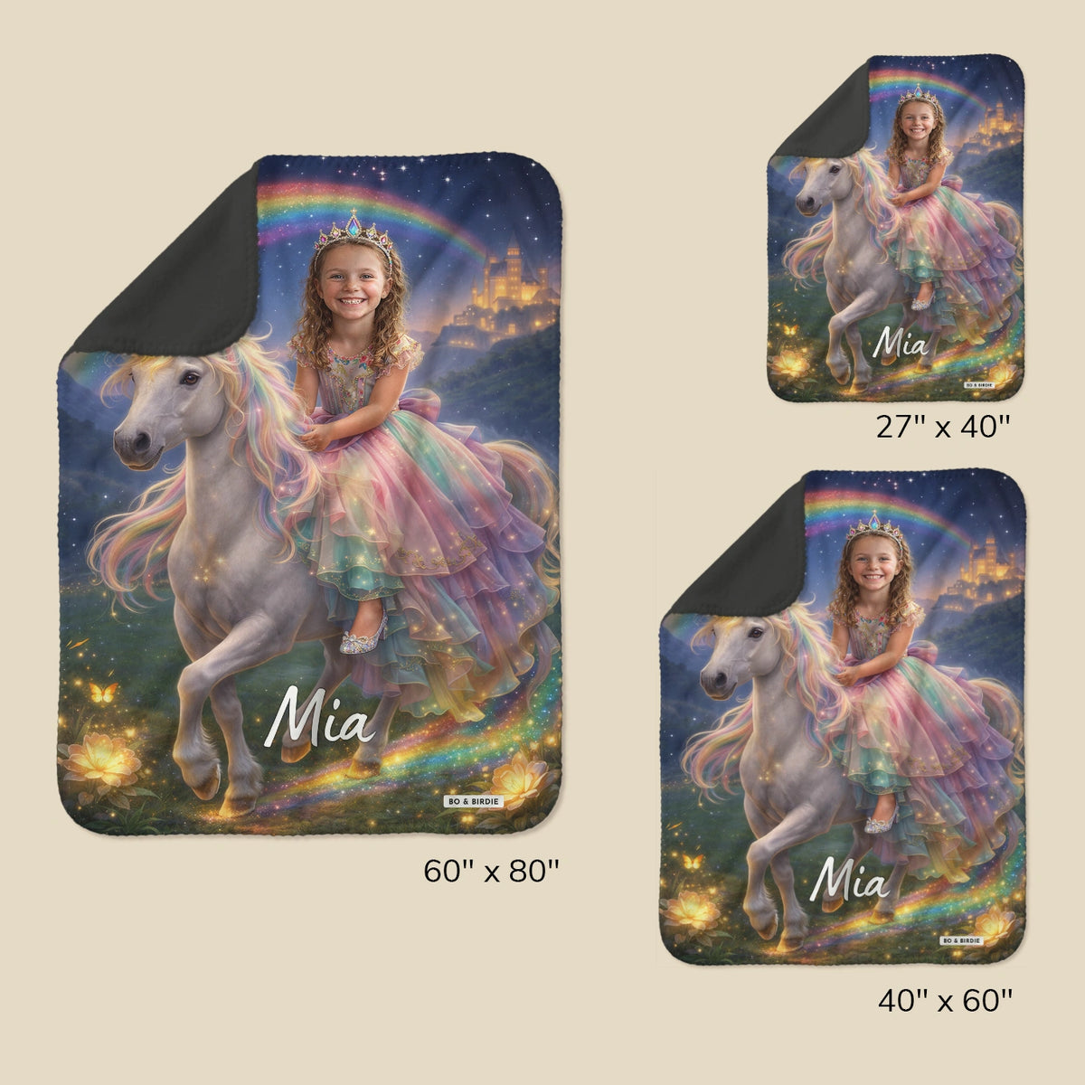 Personalized Blanket "Princess" — View 6