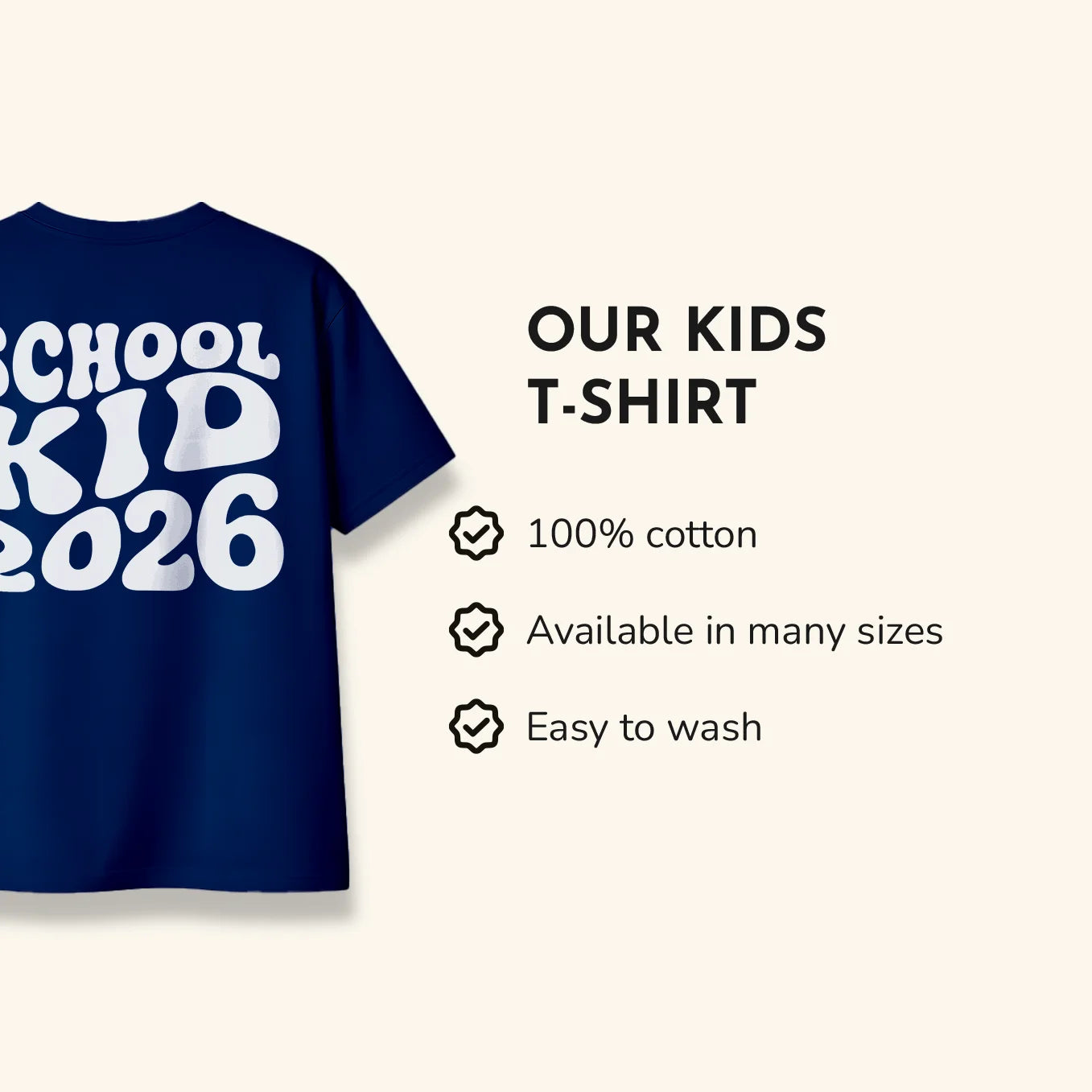 Personalized T-Shirt "First Day of School 2026"