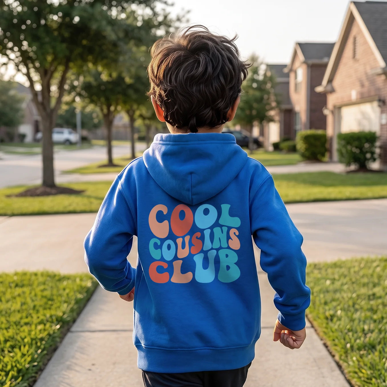 Personalized Kids' Hoodie "Cool Brothers"