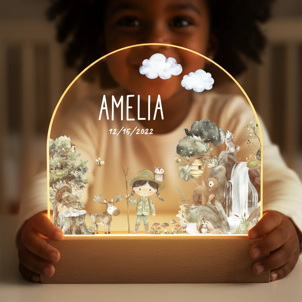Personalized Night Light "Wilderness" — View 5