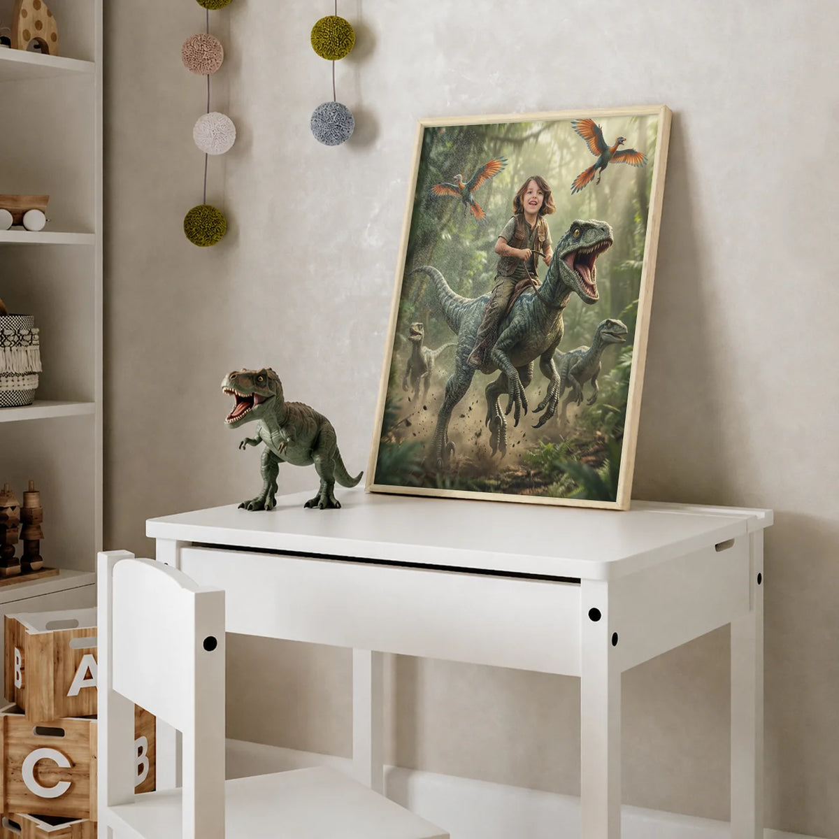 Personalized Kids Poster "Dinosaur"