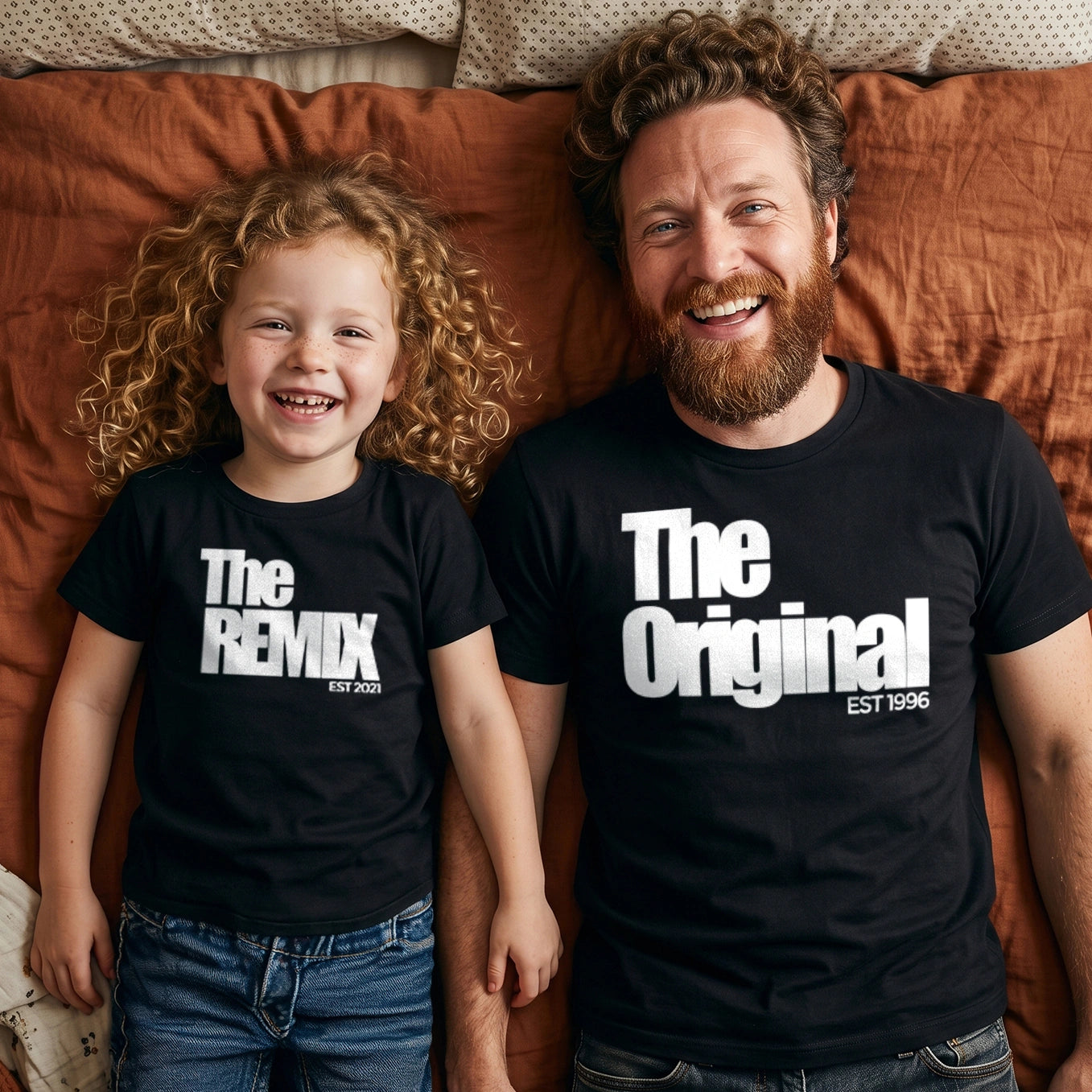 Personalized Dad & Kid Matching Set "The Remix"