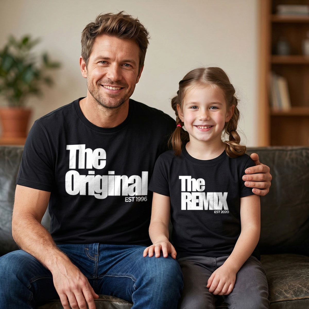 Personalized Dad & Kid Matching Set "The Remix"