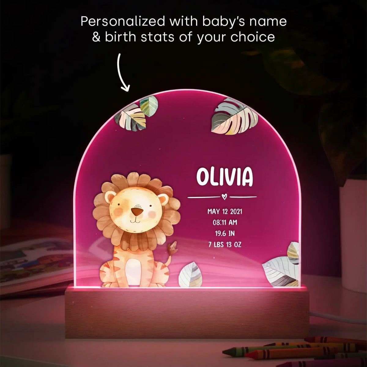 Personalized Night Light "Dream Animal" — View 7