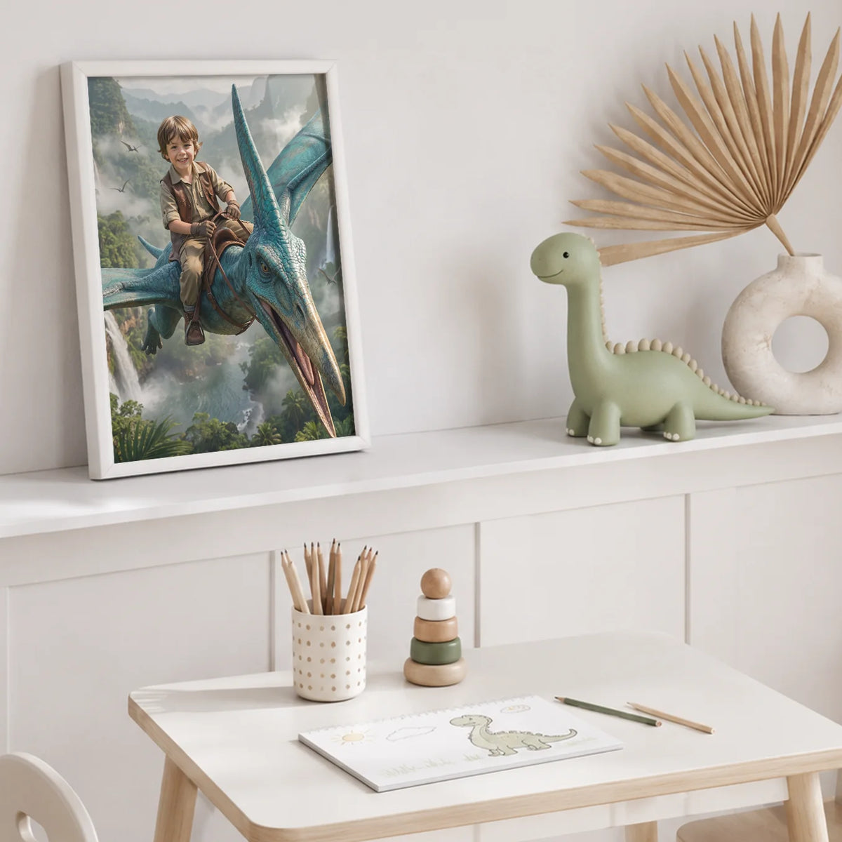 Personalized Poster "Flying Dino" — View 9