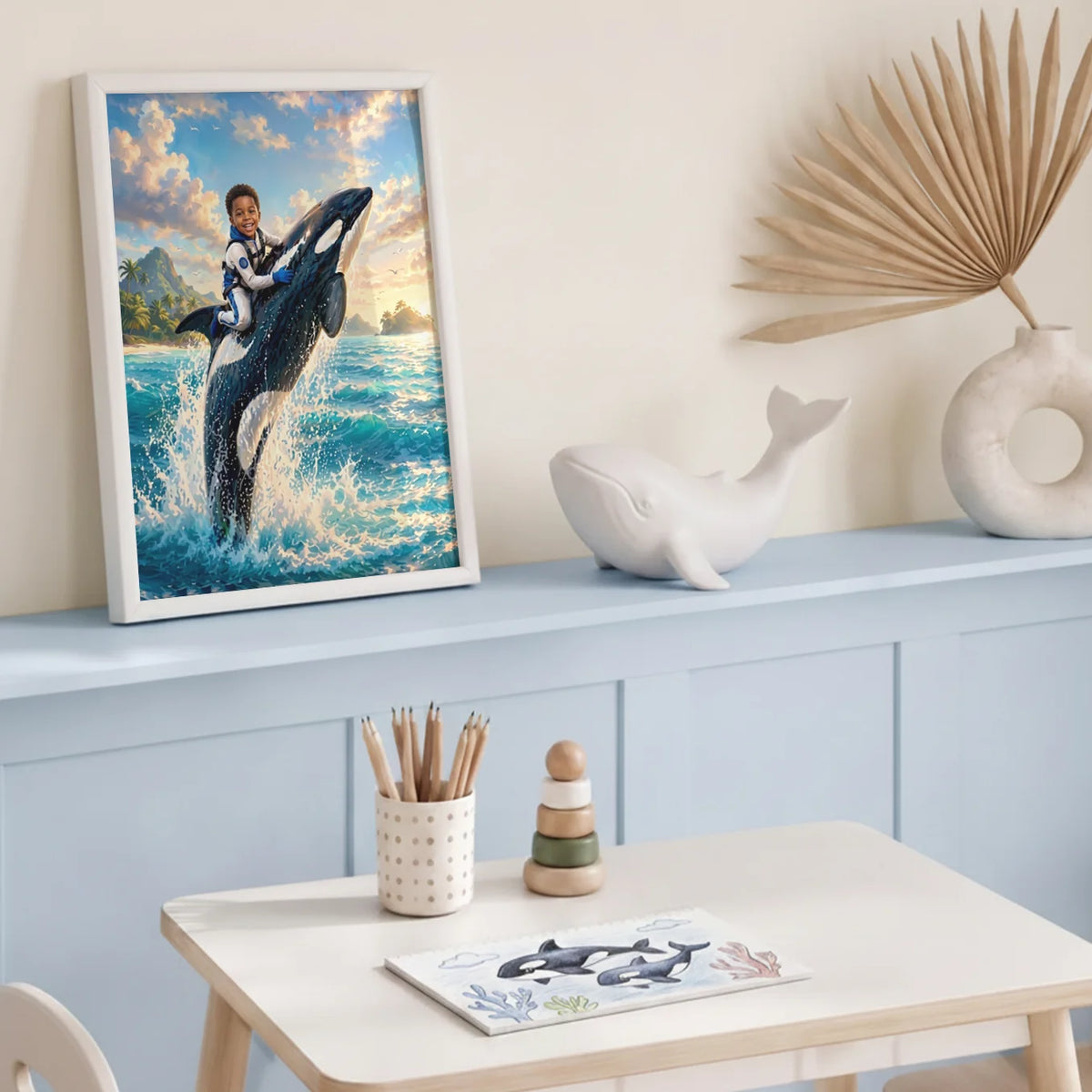 Personalized Kids Poster "Orca" — View 9