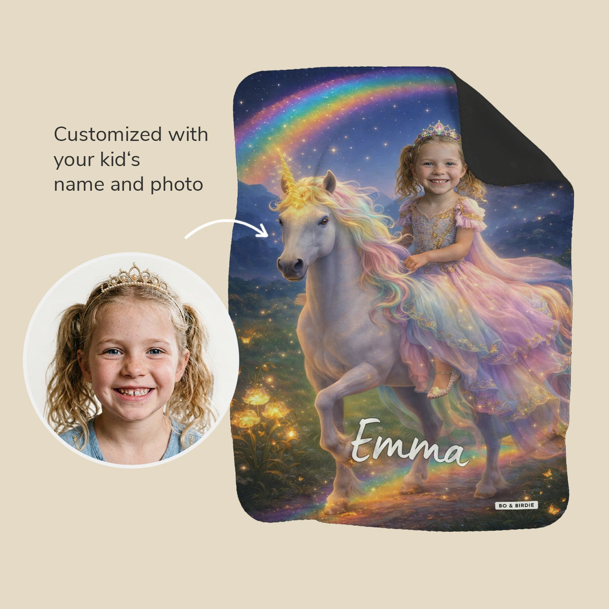 Personalized Blanket "Princess" — View 8
