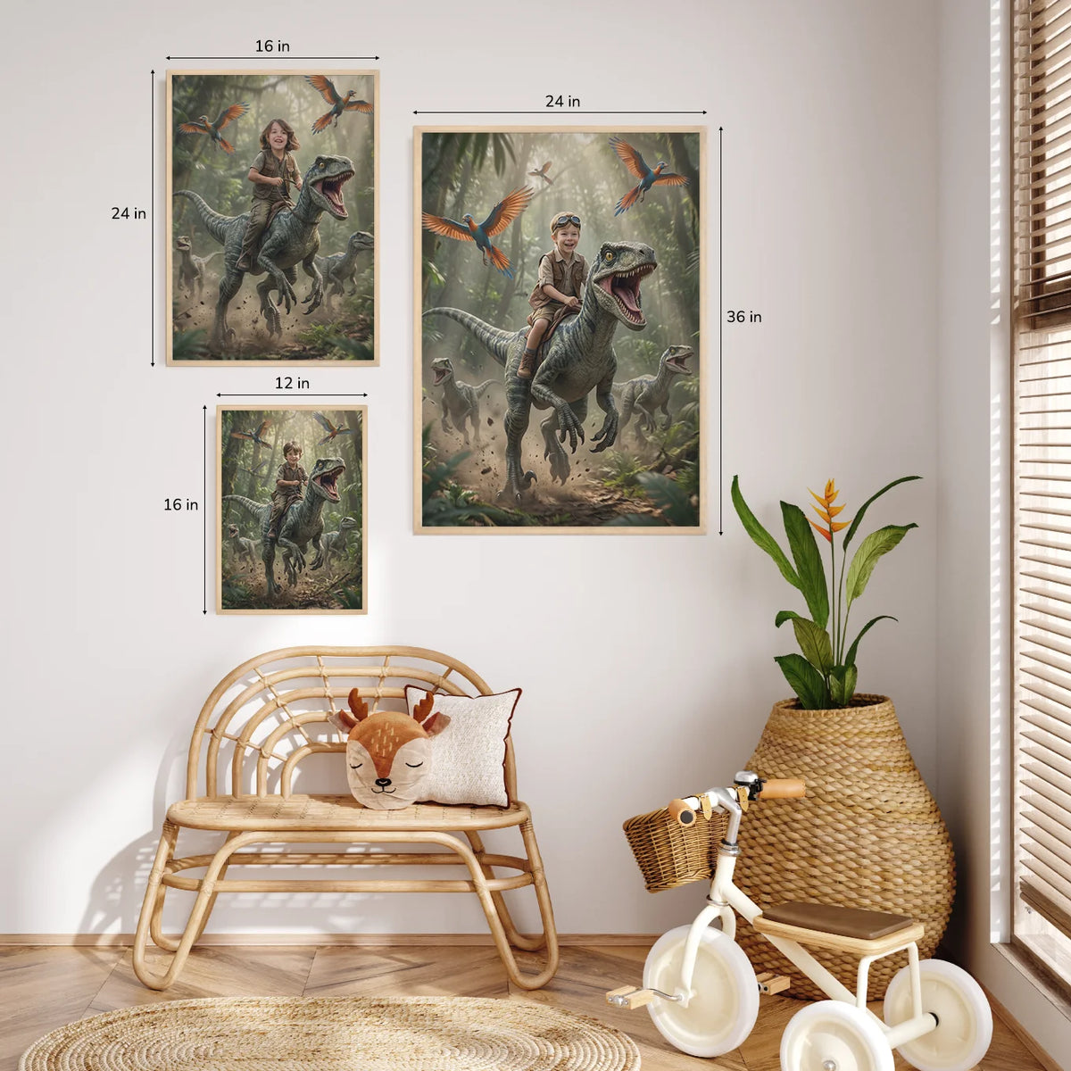 Personalized Kids Poster "Dinosaur"