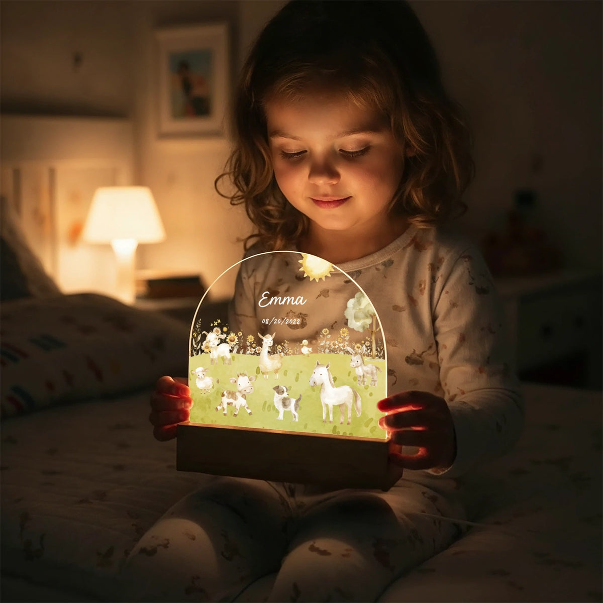 Personalized Farm Night Light — View 3