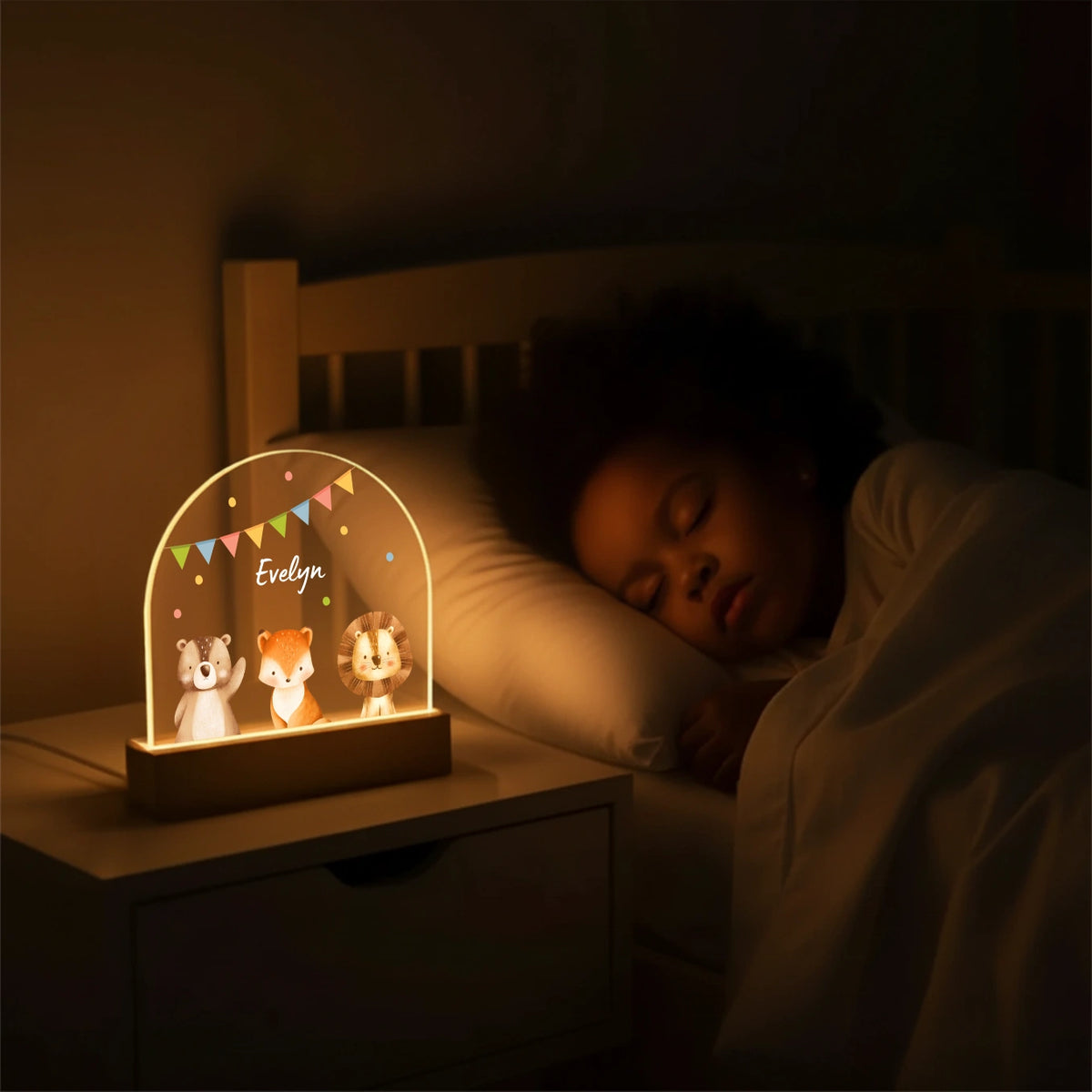 Personalized Night Light "Confetti"