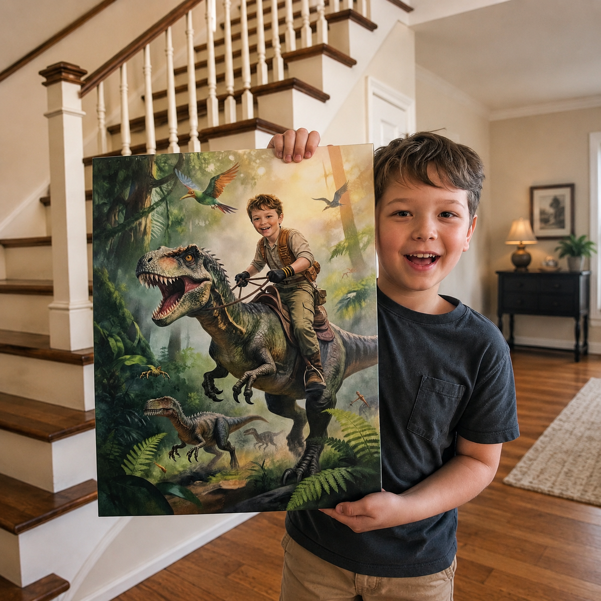Personalized Kids Poster "Dinosaur"