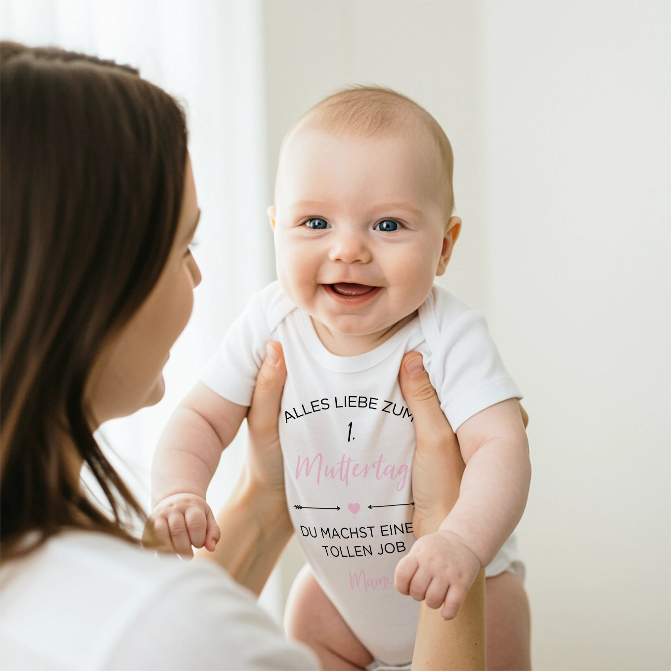 Personalisierter Babybody "Alles Liebe zum Muttertag"