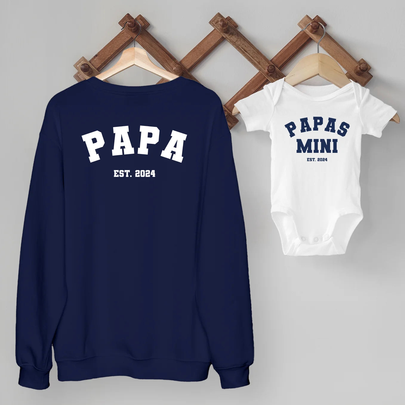 Partnerlook für Kind und Eltern "Papas Mini"