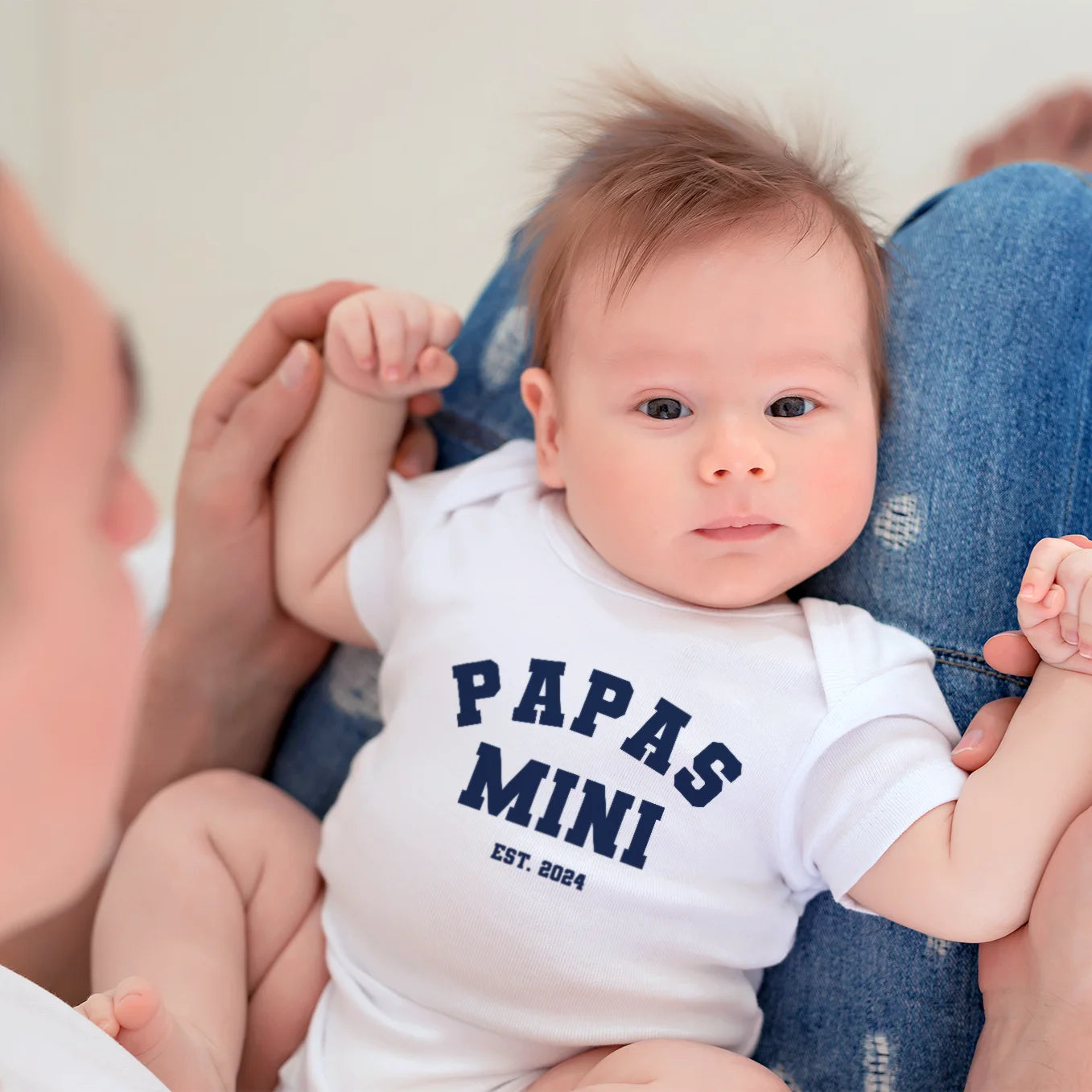 Partnerlook für Kind und Eltern "Papas Mini"
