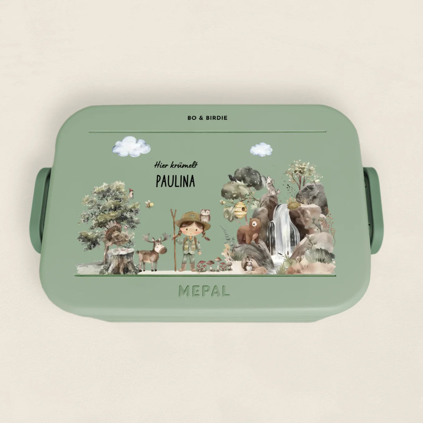 Personalisierte Mepal Bento Brotdose "Wildnis"