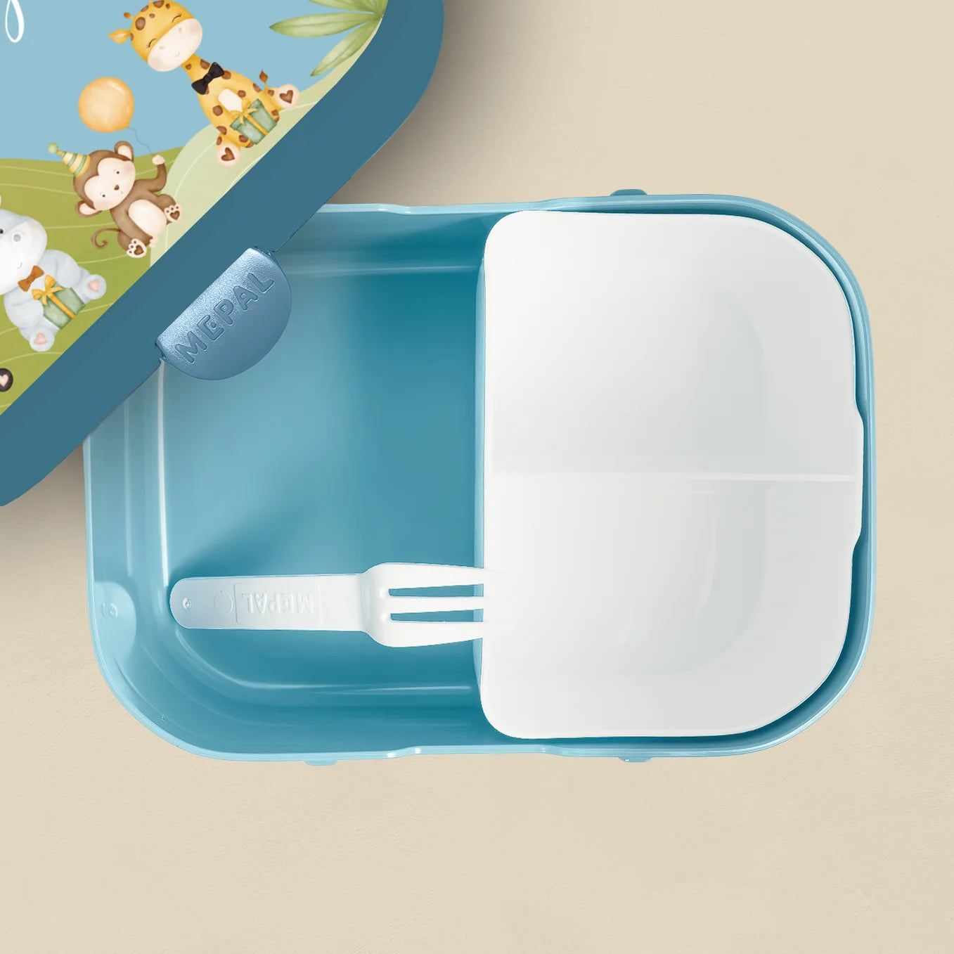 Personalisierte Mepal Brotdose "Tierparty" Bo & Birdie