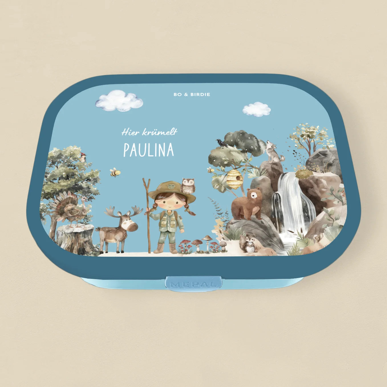 Personalisierte Mepal Campus Brotdose "Wildnis"