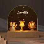 Personalized Night Light "Favorite Animal"