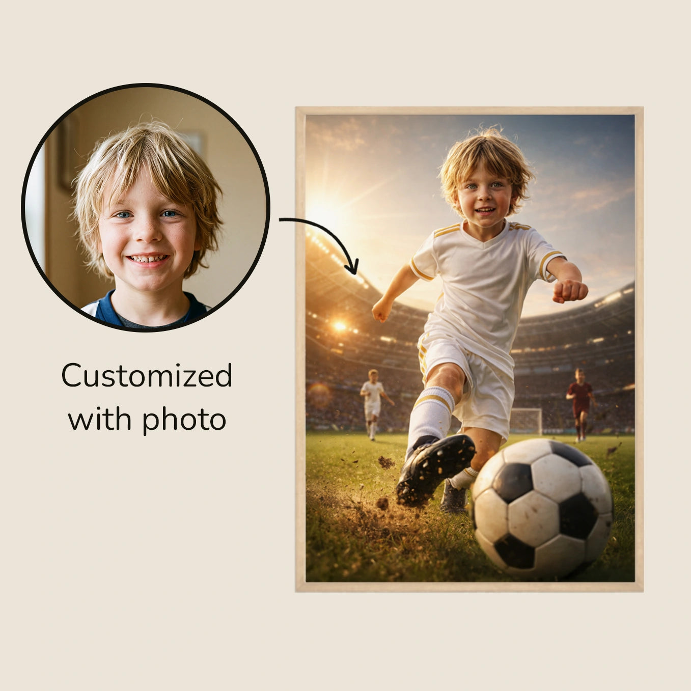 Personalized "Soccer Star" Poster