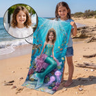 Personalized Beach Towel "Mermaid"