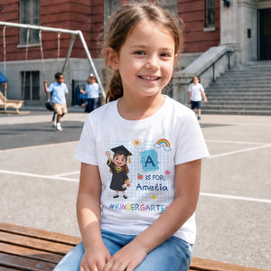 Personalized Kids T-Shirt "A for Amelia"