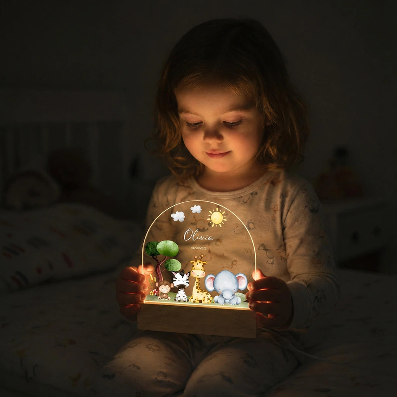 Personalized Night Light "Safari"