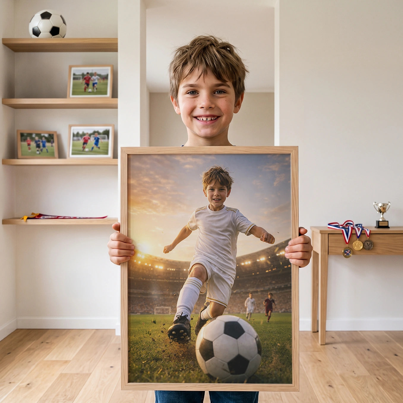 Personalized "Soccer Star" Poster